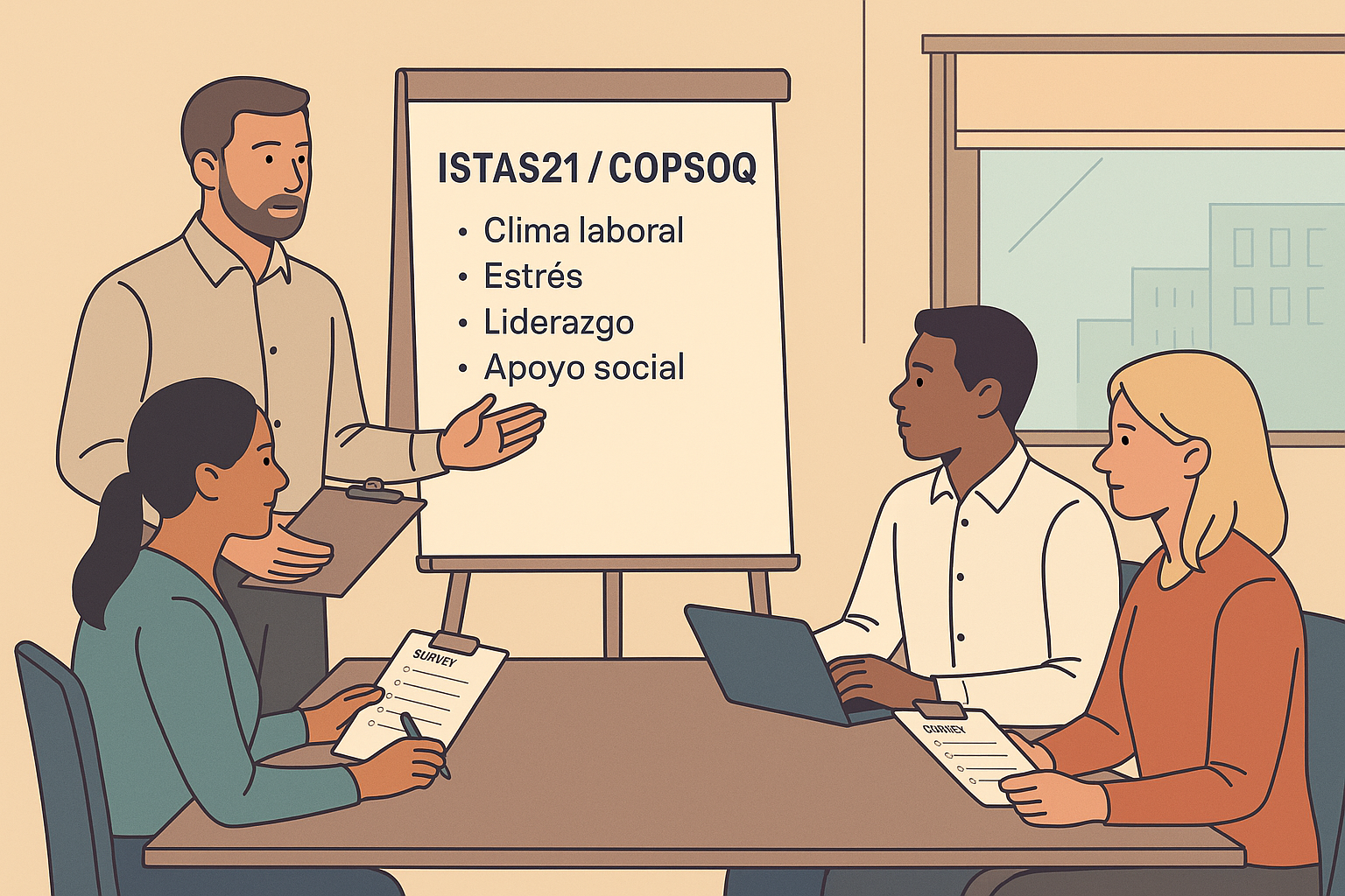 Monitoreo de riesgo psicosocial en el trabajo